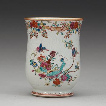A famille rose jug, Qing dynasty, Qianlong (1736-95).