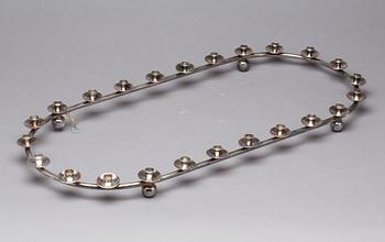 LJUSSTAKE, vitmetall, 1900-tal.