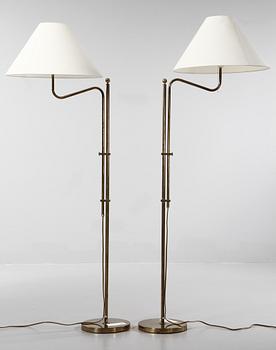 GOLVLAMPOR, ett par, Bergboms, 1900-talets andra hälft.