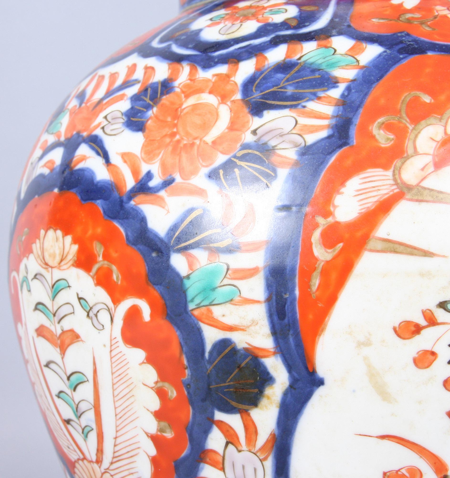 BORDSLAMPA, porslin, Kina, 1800/1900-tal.