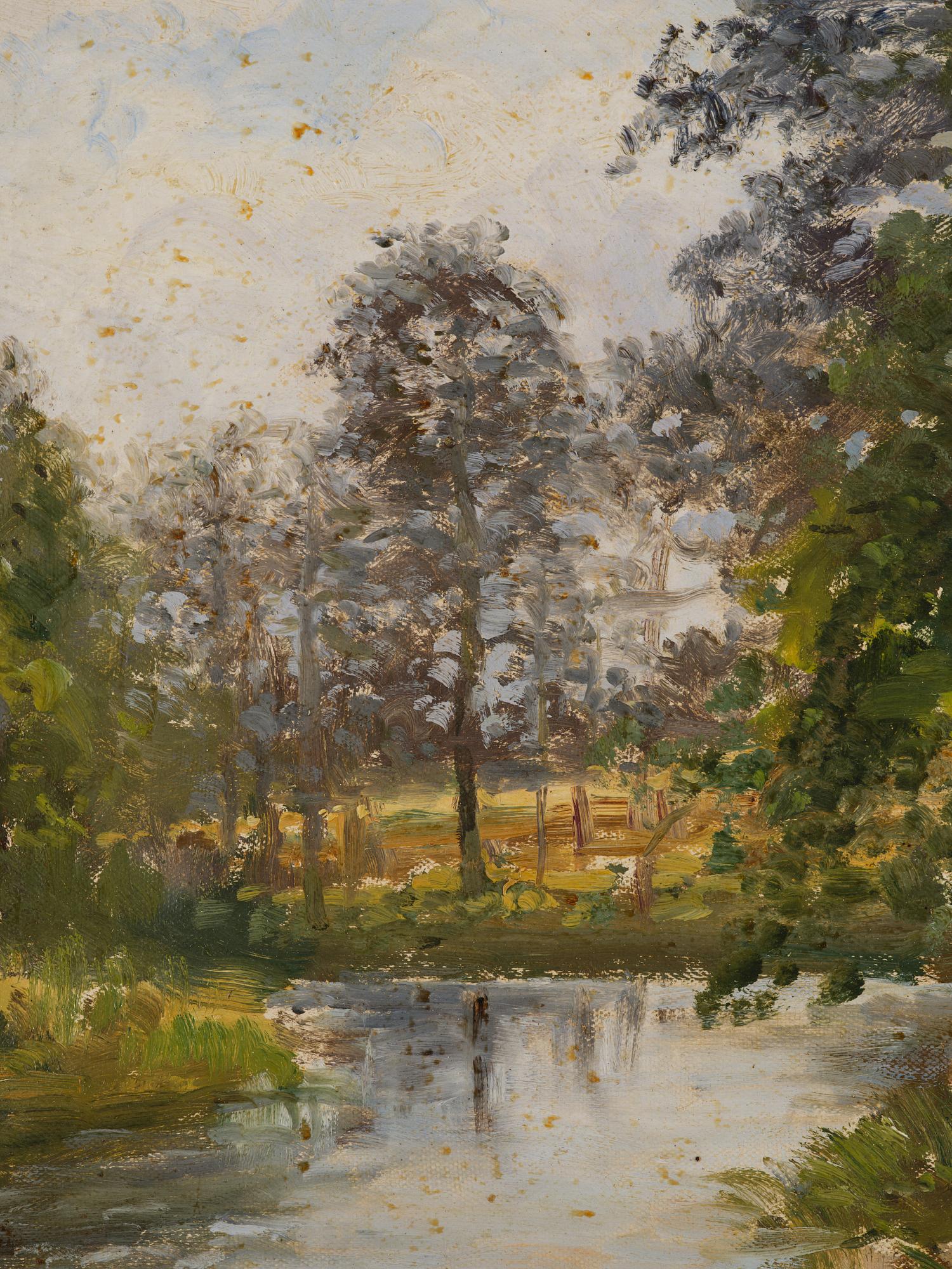 Severin Nilson, Landskap med vattendrag.