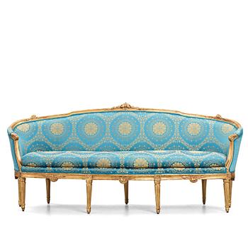 36. Gustaviansk, A Gustavian late 18th century sofa.