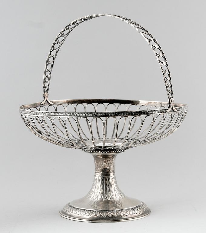 BRÖDKORG, silver, CP Lampa, 1825/1827.