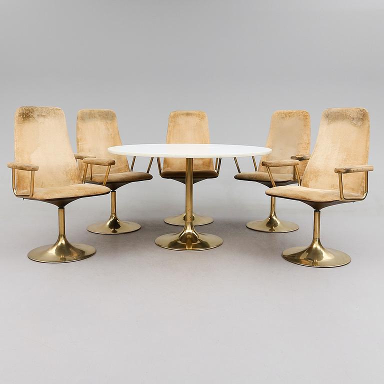 MATGRUPP, 6 delar, Johansson Design, 1900-talets andra hälft.
