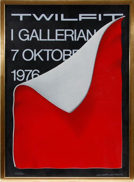 CAROUSCHKA STREIJFERT, färglitografi. Sign o numr 14/150-.