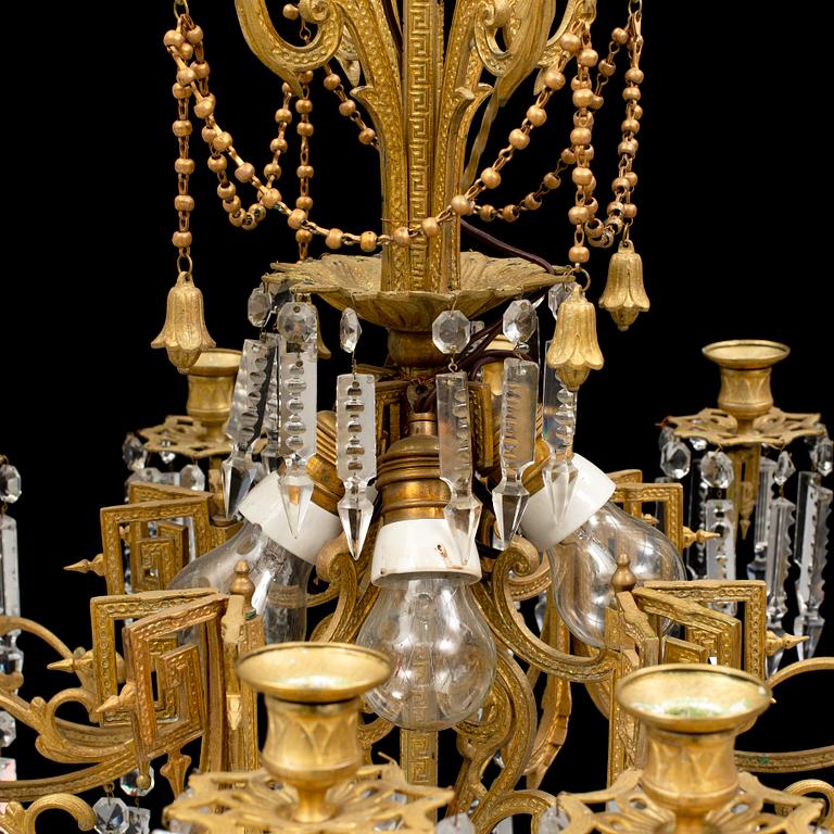 A late 19th century chandelier.