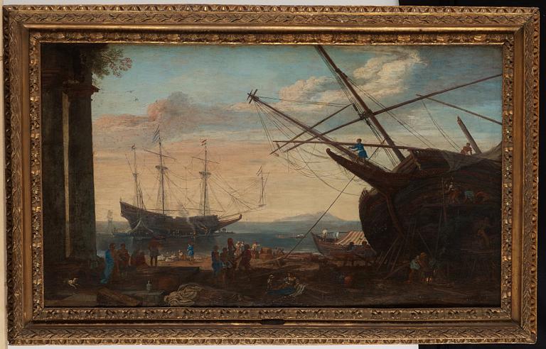 Adriaen van der Cabel, Harbour scenes from Naples (2).