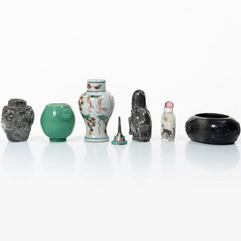 A group lot, Qing dynasty/early 20th century.