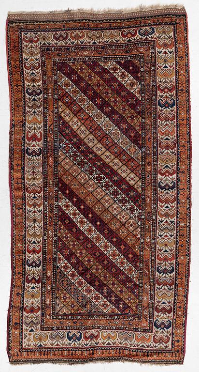 Rug, Genje, late 19th century, approx. 320 x 160 cm.