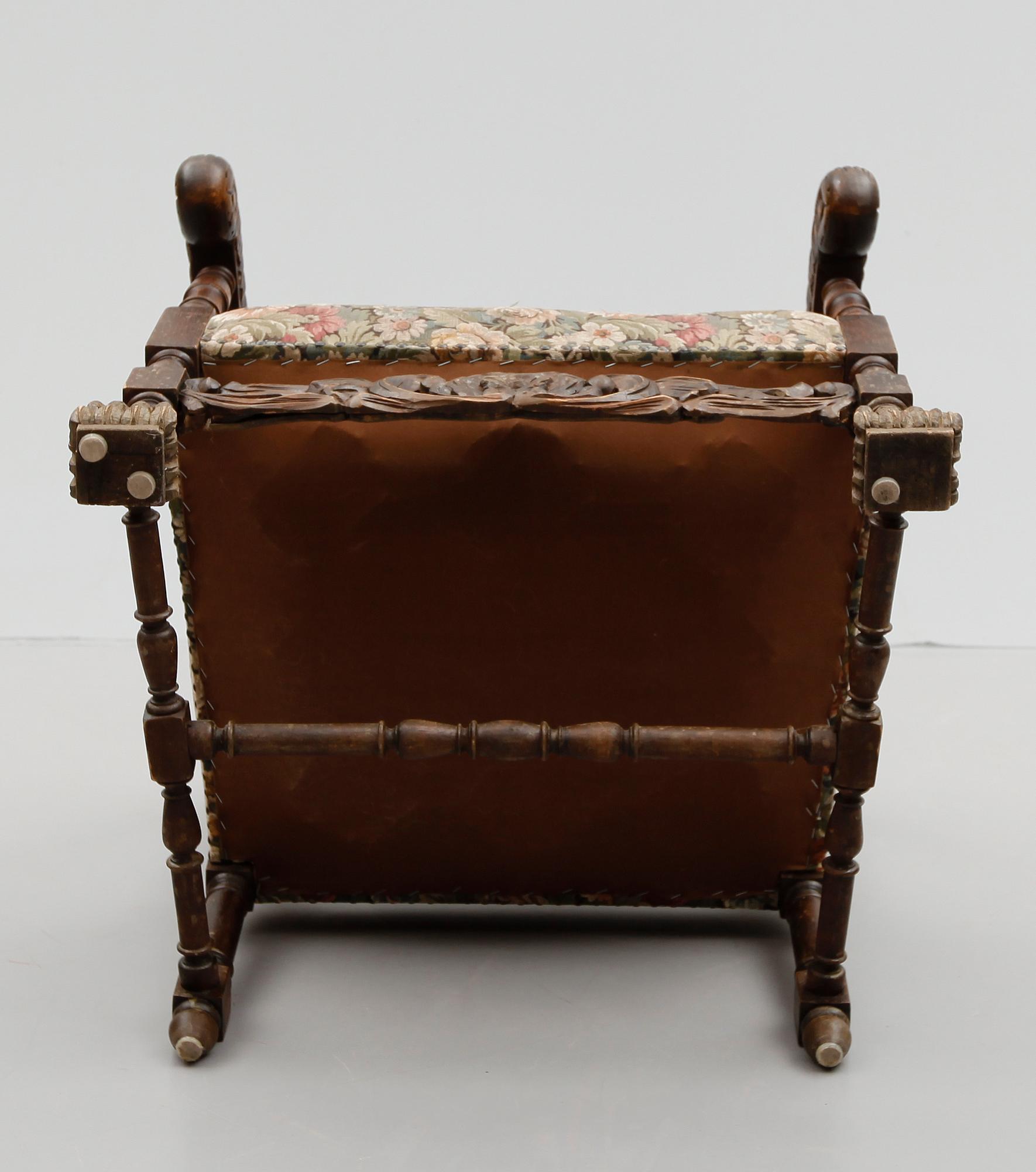 KARMSTOL, barockstil, 1900-talets början.