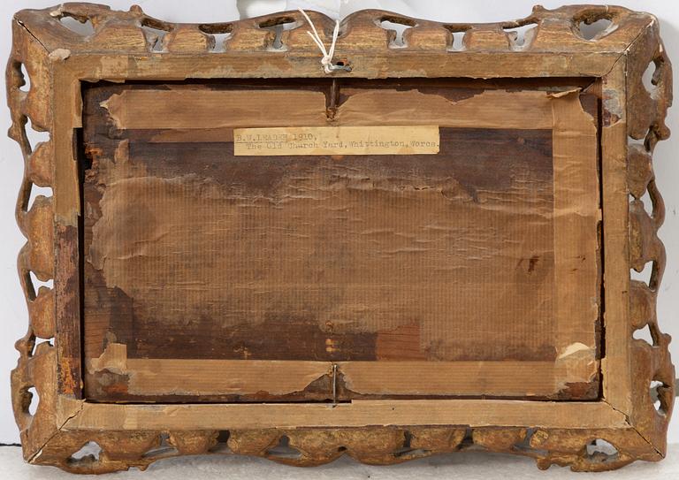 Benjamin Williams Leader, The old churchyard.