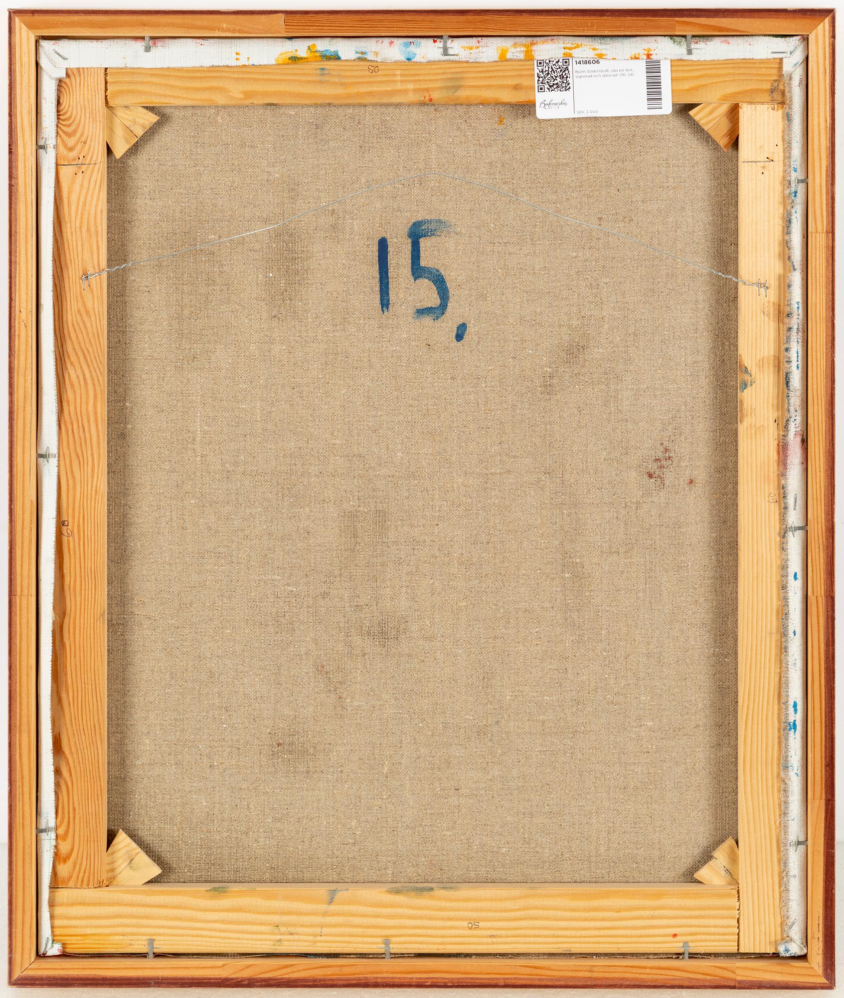 Björn Söderstedt, oil on canvas, signed and dated -06.