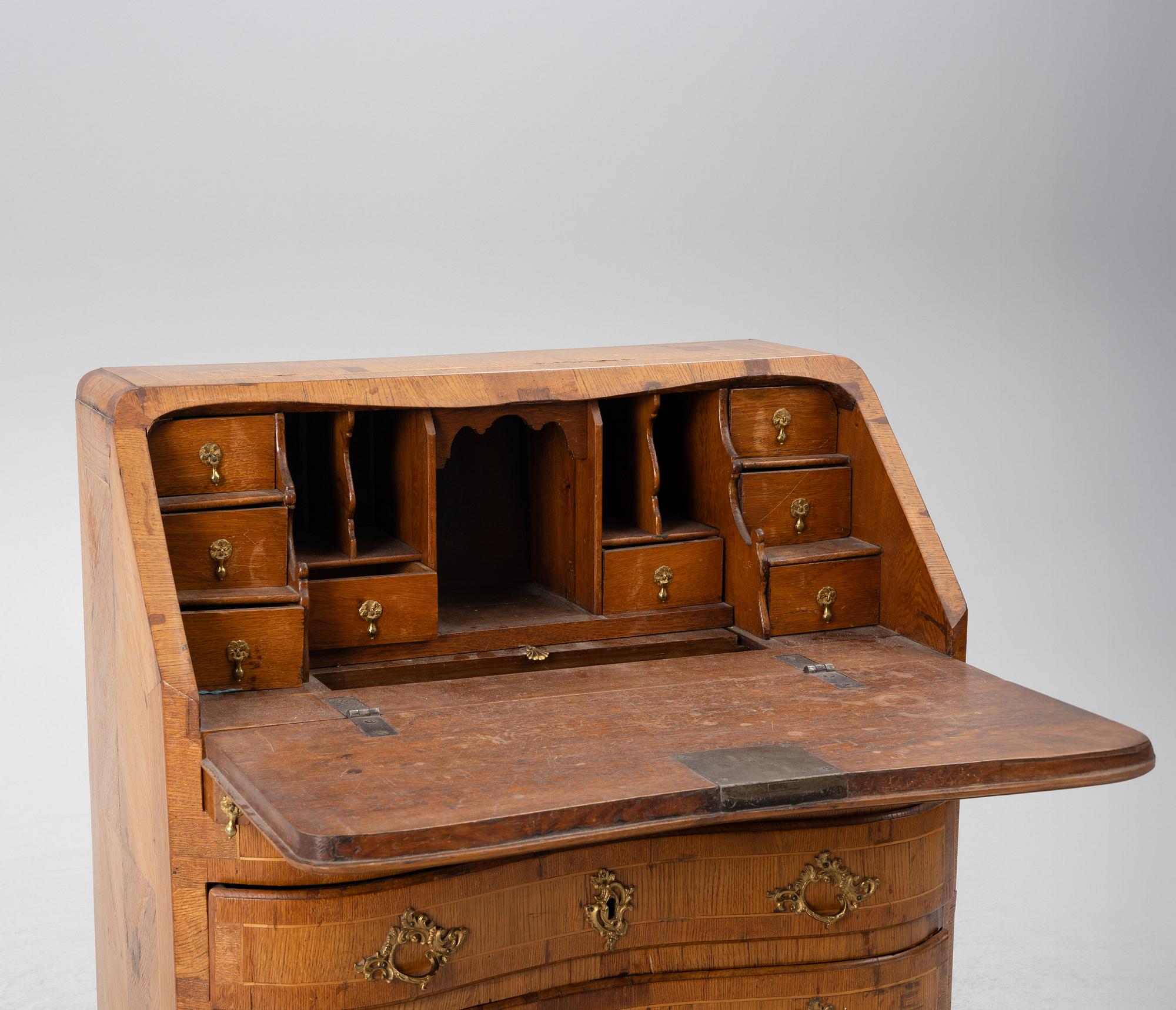 A late Baroque Secretaire, 18th century.