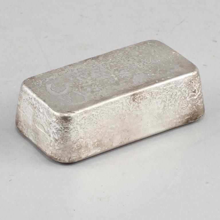 SILVERTACKA, silver, Degussa, Tyskland. Vikt 1000 gram.