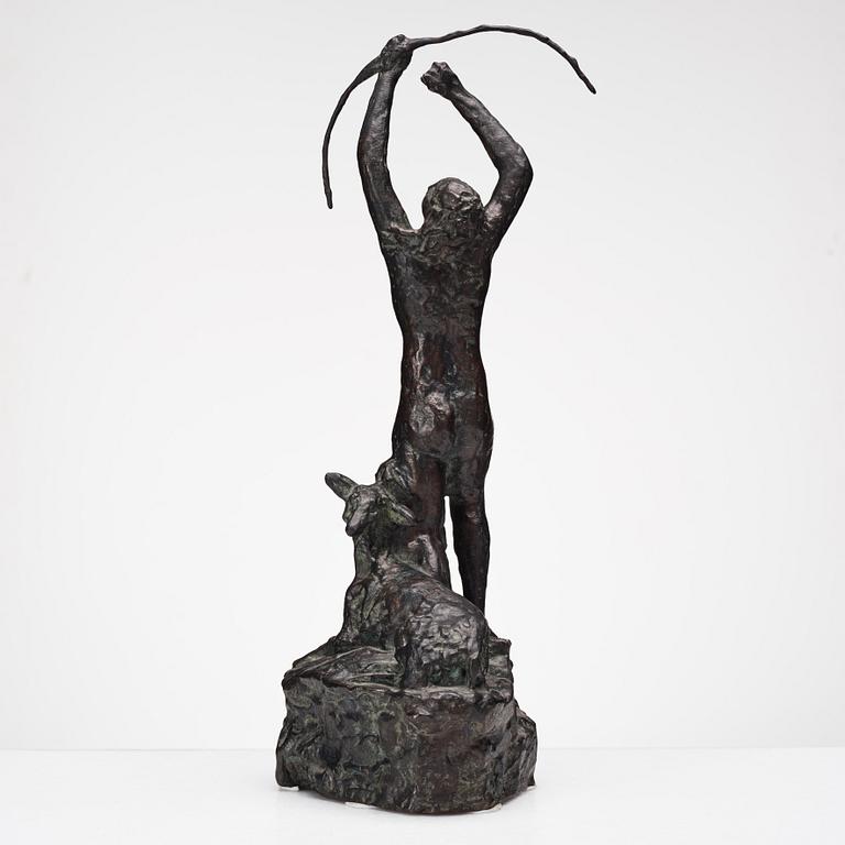 CARL FRISENDAHL, bronze sculpture, signed C. Frisendahl.