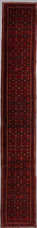 GALLERIMATTA, orientalisk, 445 x 66 cm, sent 1900-tal.