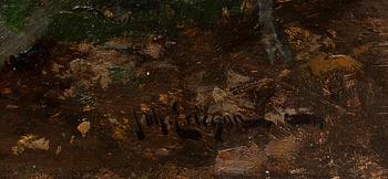 JOHAN ERICSON, olja på duk, signerad.