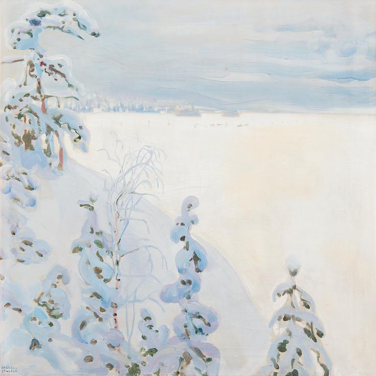 Akseli Gallen-Kallela, WINTERLANDSCAPE.