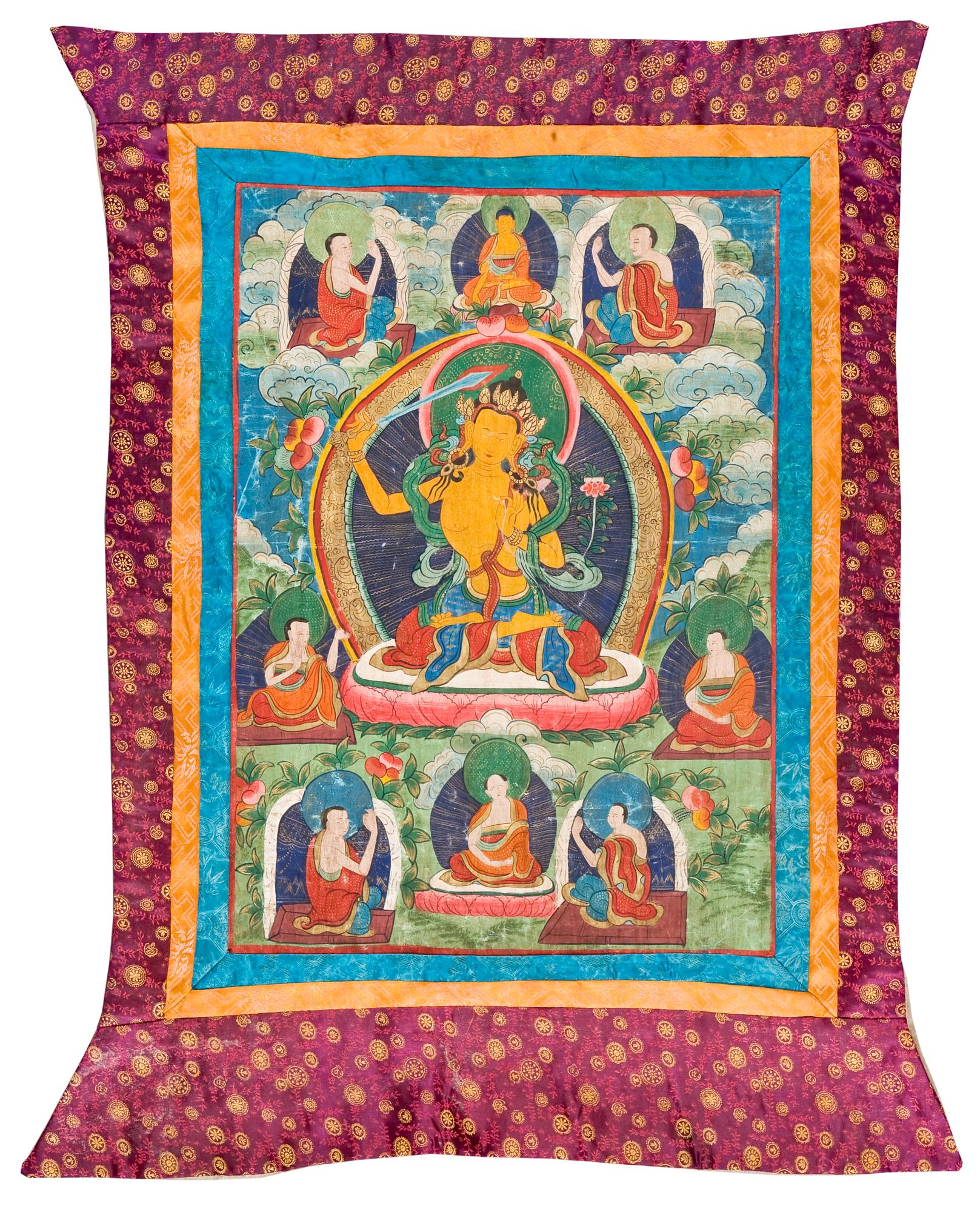 A Nepal/Tibet 20th cent Thangka.