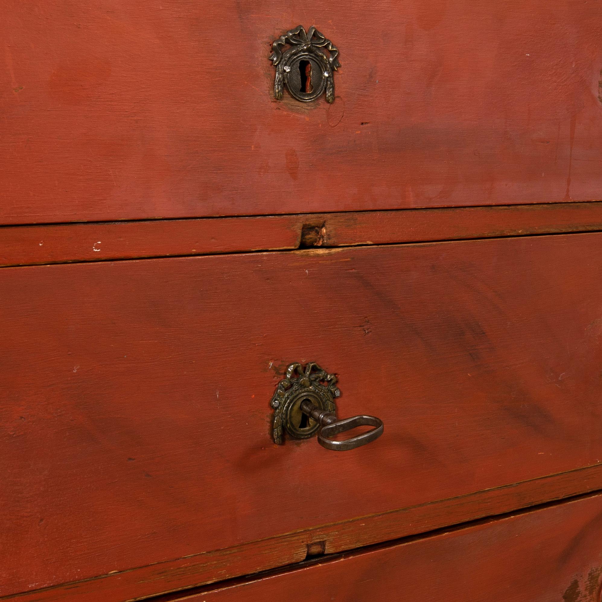 Bureau in the Gustavian style, 19th century.