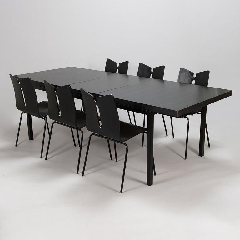 Matbord samt stolar, 10 st, "Menton" för BoConcept 2010-tal.