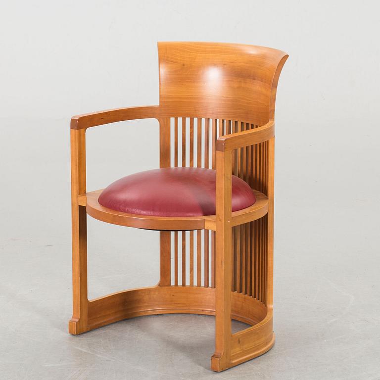 FRANK LLOYD WRIGHT, KARMSTOL, 606 "Barrel Chair", Cassina, 1986.