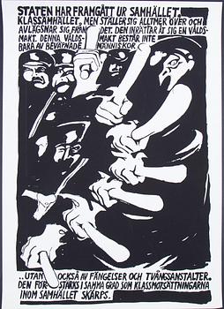 Political art, 8 posters from Sweden.