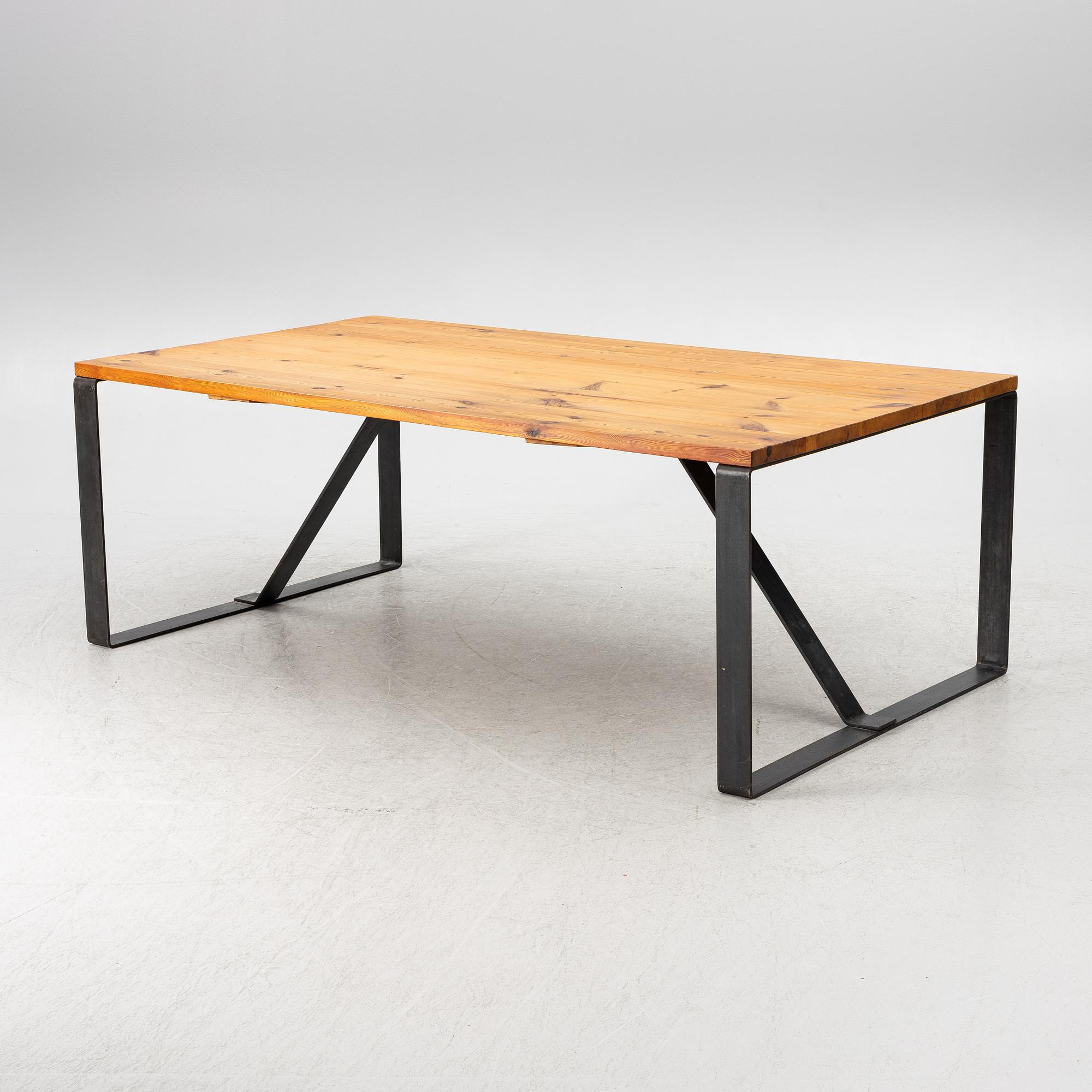 Christer Larsson, dining table, Sven Larsson furniture shop.