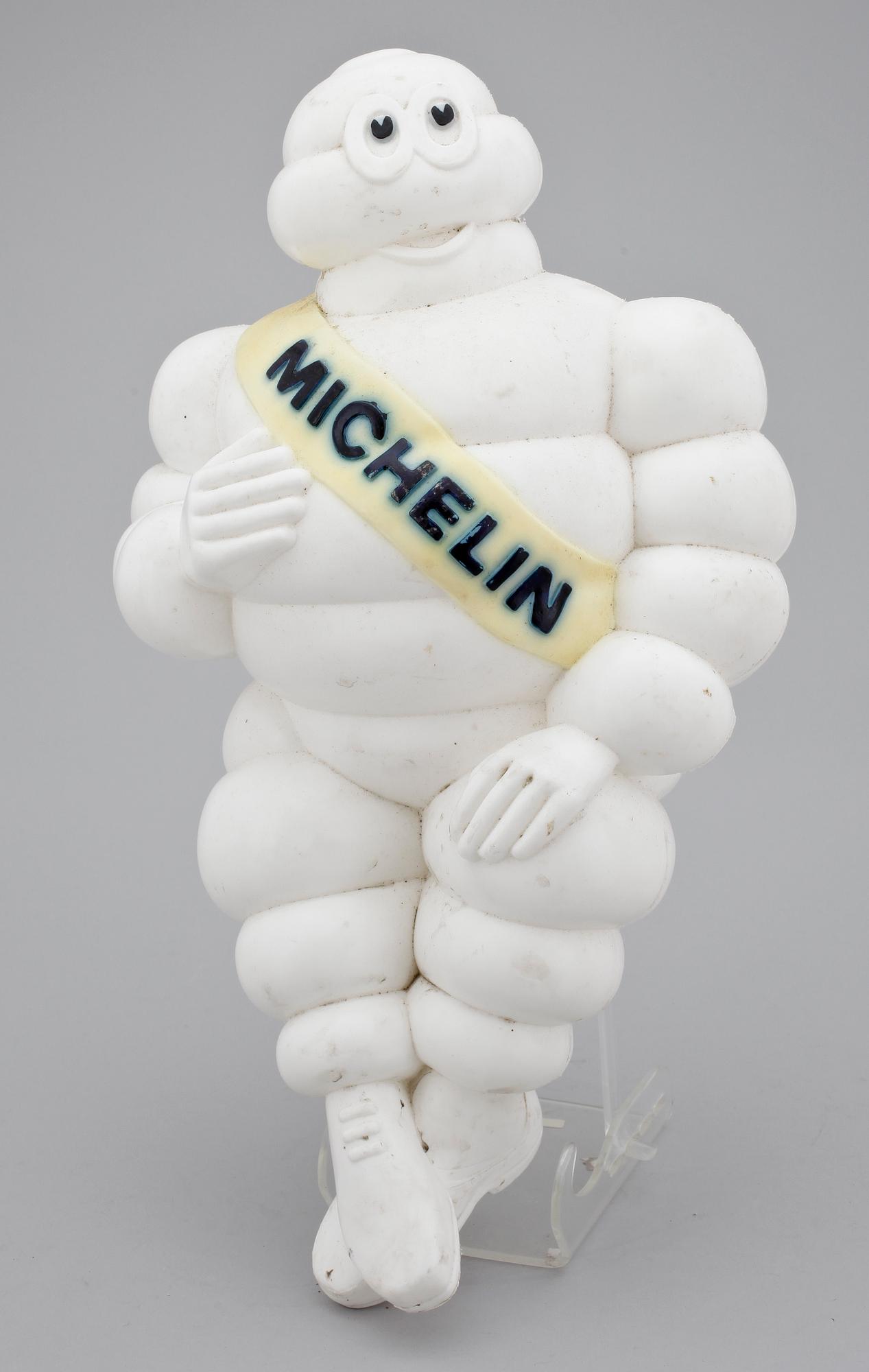 REKLAMFIGUR, plast, Michelin, 1900-talets slut.