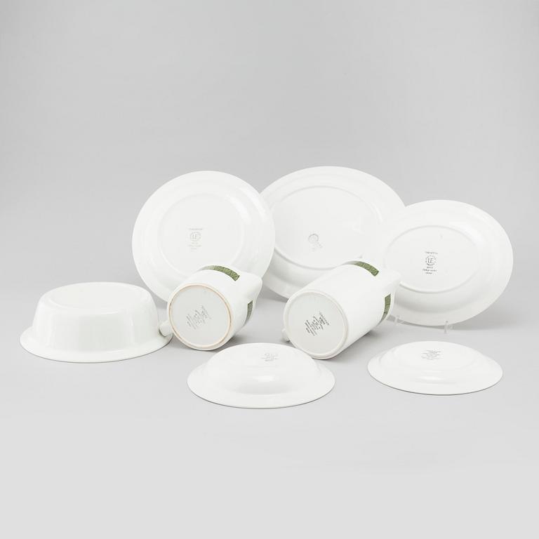 A mid 20th century "Droppar" tableware set of 23 pcs by Berit Ternell for Upsala Ekeby.