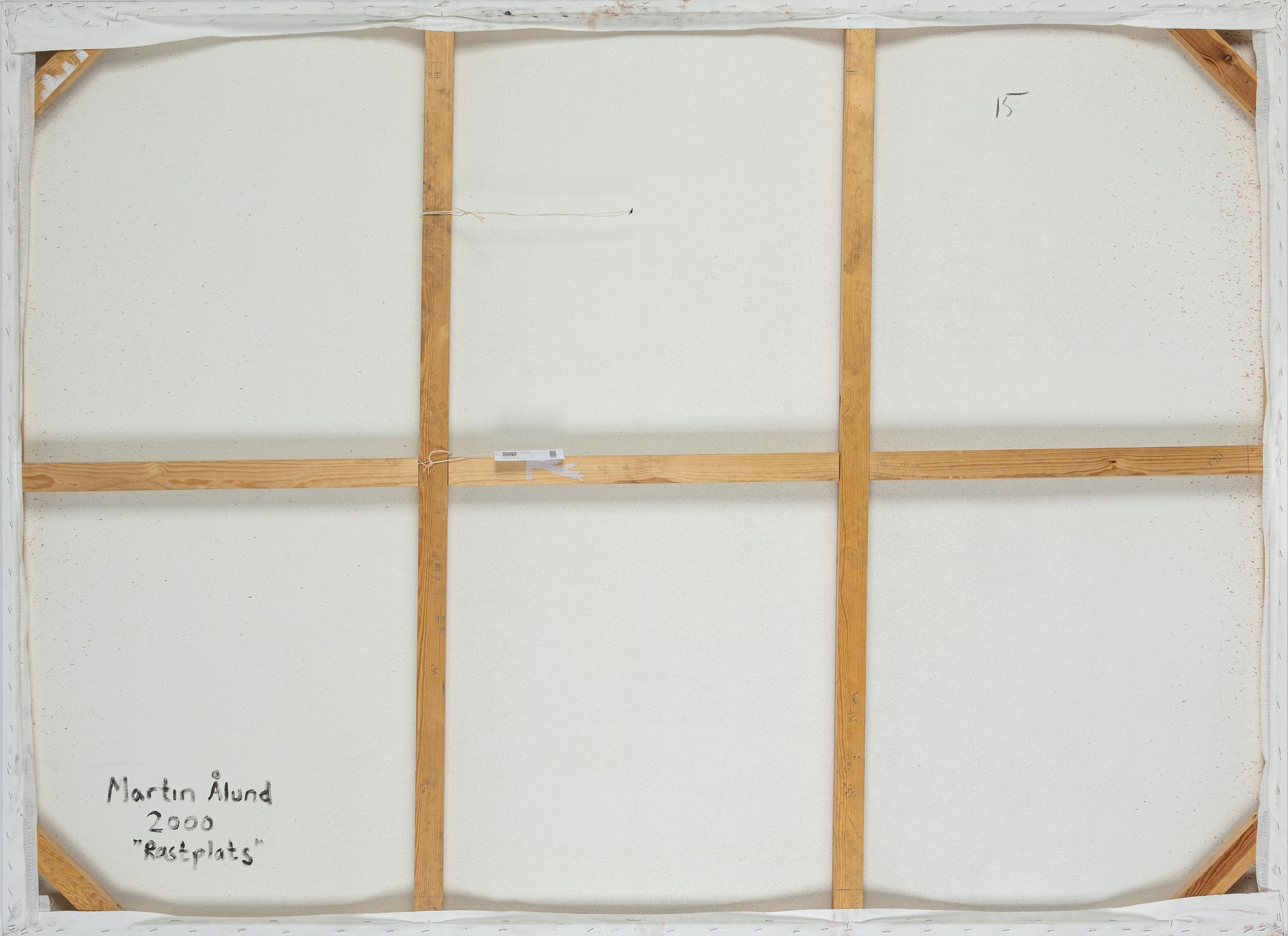 Martin Ålund, oil on canvas, signed and dated 2000 verso.