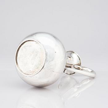 A Swedish parcel-gilt silver decanter, mark of Christian Hammer, Stockholm 1876.