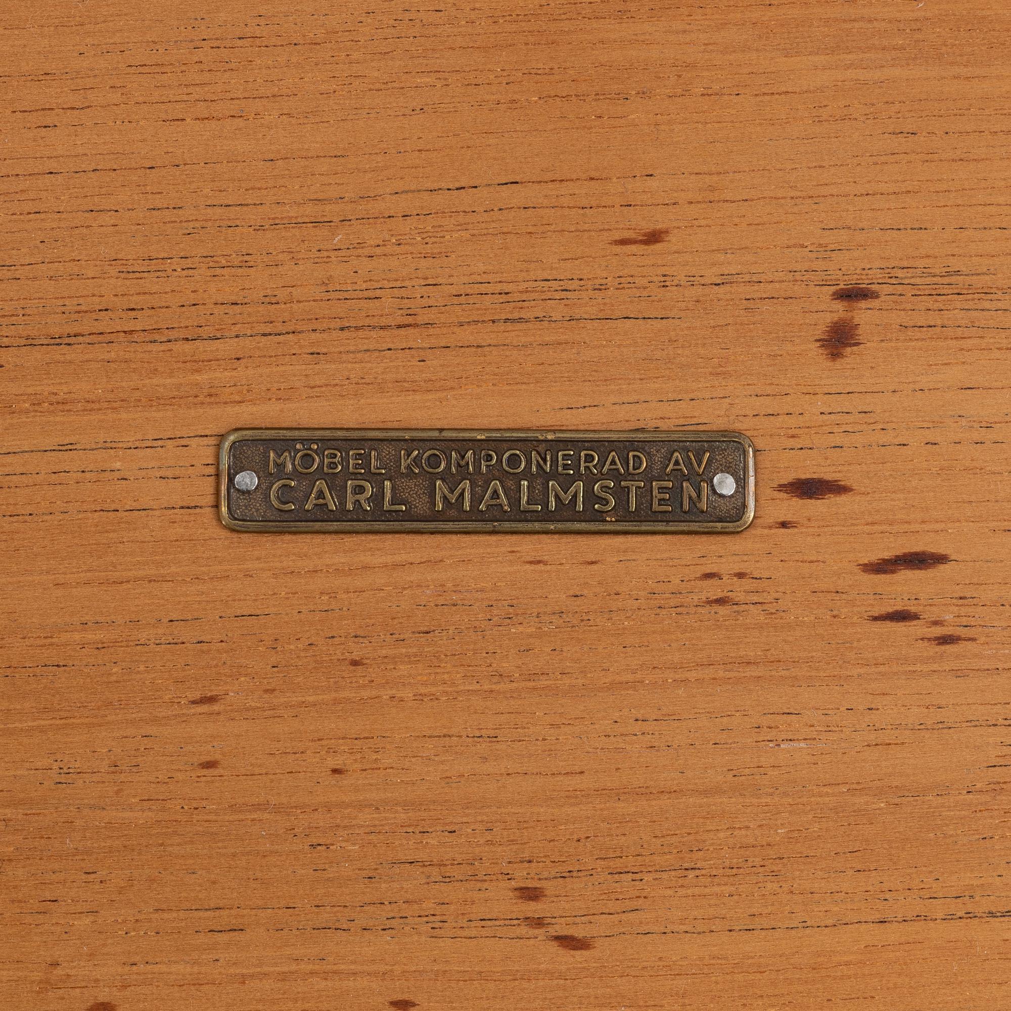 Carl Malmsten, sidobord, ett par, "Ovalen". 1900-talets slut.
