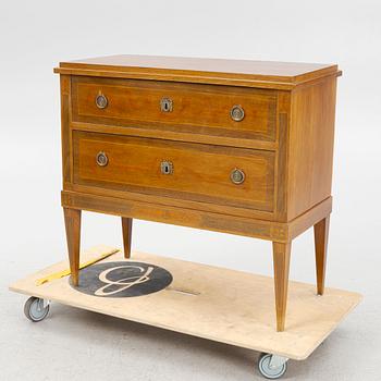 A Gustavian style chest of drawers 19th Century.