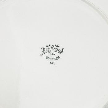 Hertha Bengtson, 27 'Blå Eld' service pieces, Rörstrand.