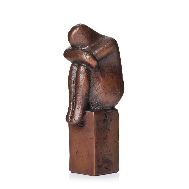 Lisa Larson, 'Meditation', a bronze sculpture, Scandia Present, Sweden ca 1978, no 124.