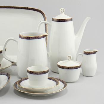 SERVISDELAR, 81 delar, porslin, "Aurora", Rörstrand, 1900-talets andra hälft.