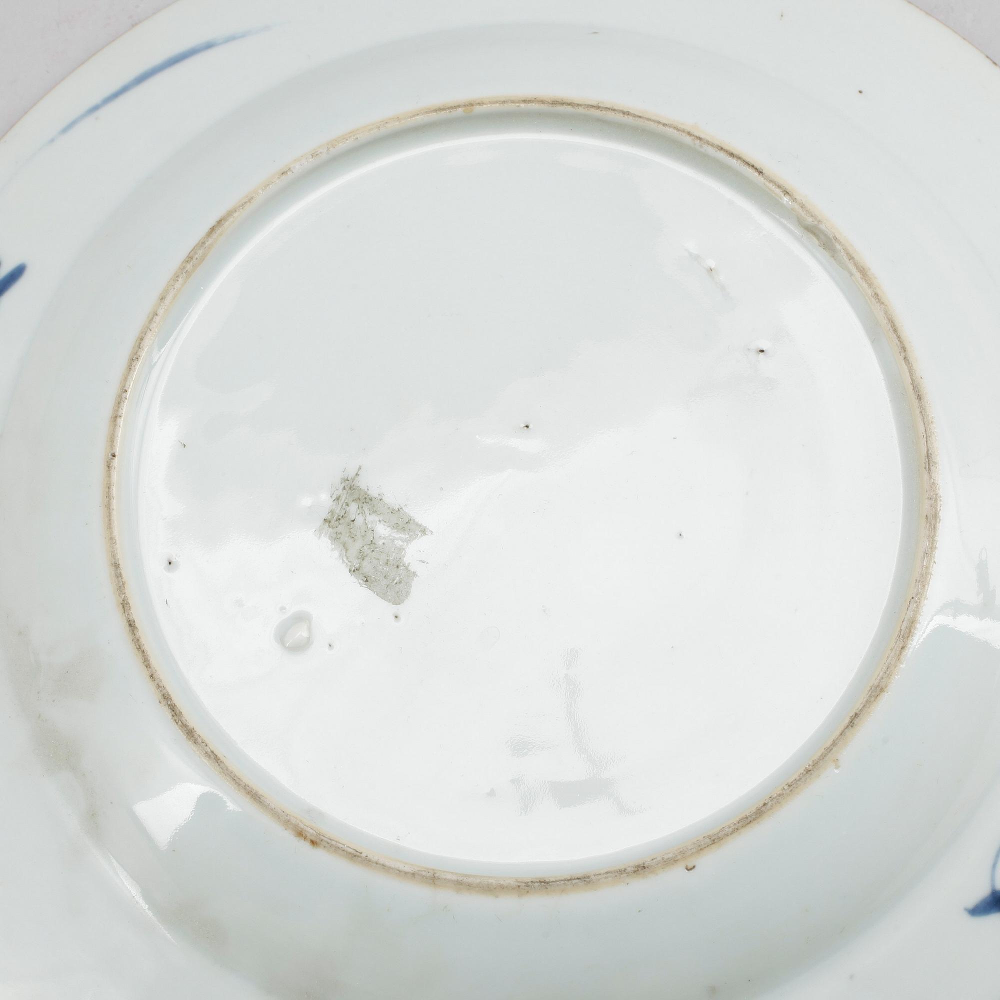 TALLRIKAR, 6 st, porslin, Kina, 1700-tal.