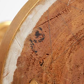 A pair of late Gustavian giltwood torchères by J. Frisk (master in Stockholm 1805-24).