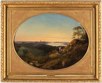 JOSEPH MAGNUS STÄCK, oil on panel, signed and dated 1852.