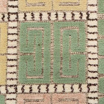 Märta Måås-Fjetterström, a carpet, "Ursula", knotted pile in relief, ca 250,5 x 132,5-134 cm, signed MMF.