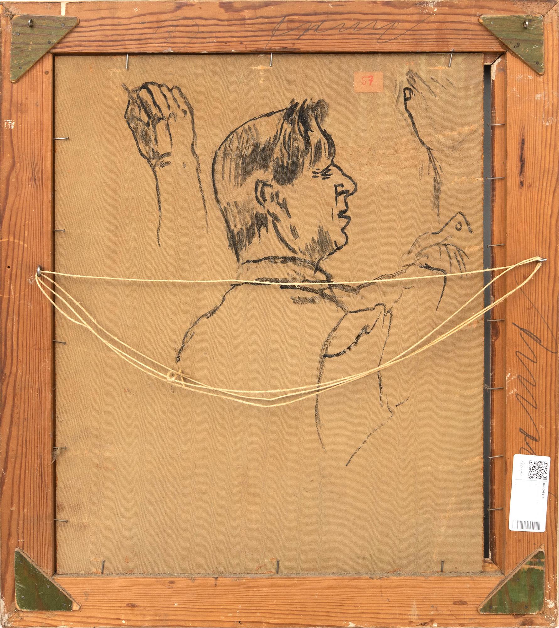 Birger Ljungquist, Kvinna i ateljén.