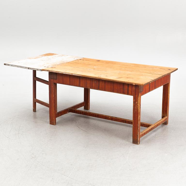 A Swedish Drop-leaf Table, Jämtland, first half of the 19th Century.