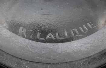 VINKYLARE, glas, Lalique, 1900-talets första hälft.