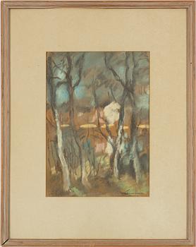 Lotte Laserstein. Trees.