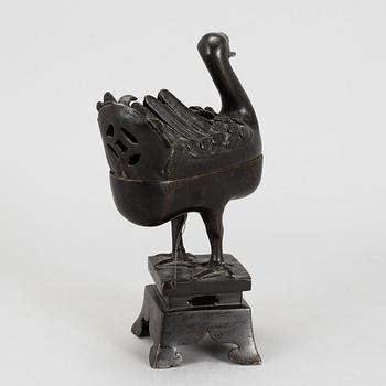 A bronze censer, Qing dynasty, 19th Century.