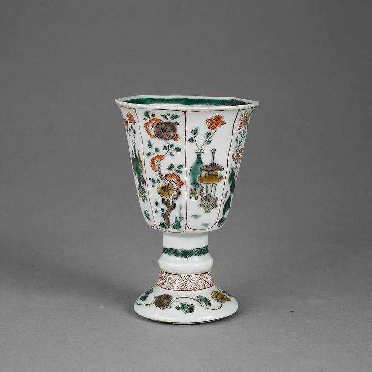 KALK, porslin, Kina, Kangxi (1662-1722).