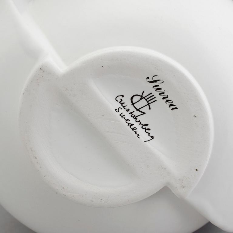 A  vas by WILHELM KÅGE,"Surrea" Carrara goods, Gustavsberg 1900th.