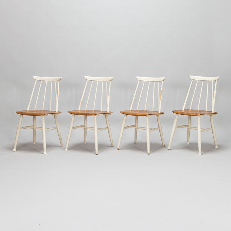 Ilmari Tapiovaara, four mid-20th century 'Fanett' chairs for Asko.