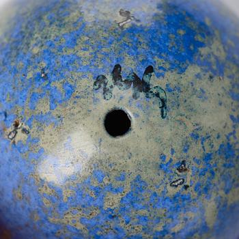 Hans Hedberg, a set of five faience sculptures of eggs, Biot, France.